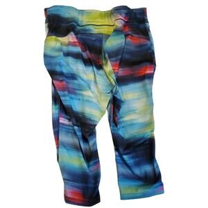 Xersion Women's Yoga Workout Leggings Running Multicolored Plus Capri